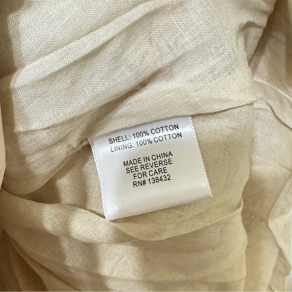 NWT Modcloth Cream Polka Dot Community Brunch Dogs Corgi Shirt Dress Size Large - Picture 6 of 6